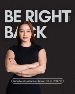 We’re back at the studio Monday, January 5th.  Drop a 💦 if you’re ready.